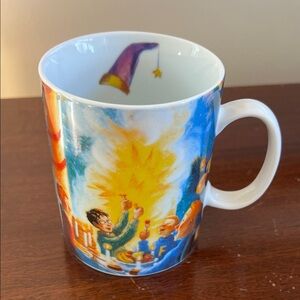 HARRY POTTER, “Christmas at Hogwarts” 15oz Mug Rare Find
